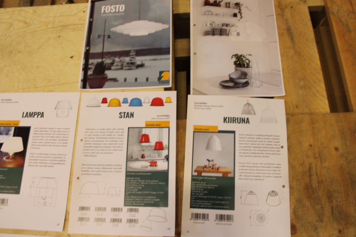 VALAISINMUOTTEJA, SUUNNITTELU PIIRUSTUKSIA ym. (FO910)