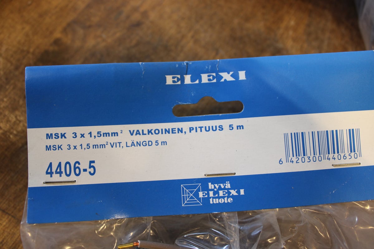 SM 135-ELEXI MSK 3×1,5mm asennuskaapeli 5m, 128 kpl (SM136)