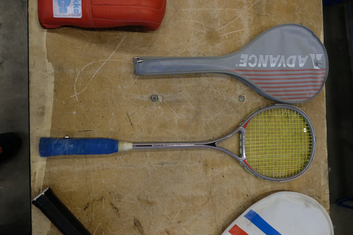 Tennisverkko, maila 3 kpl ja säkkihanskat (UO141)