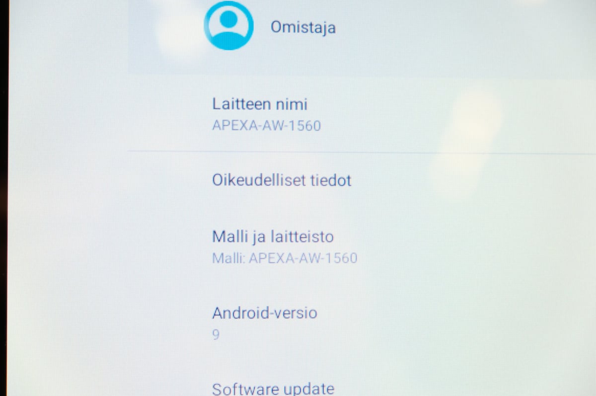 Apexa AW-1560 kassajärjestelmä (X670)