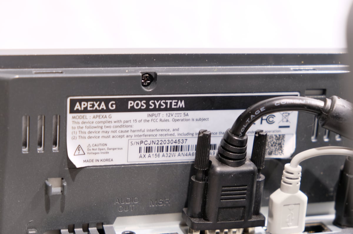 Apexa AW-1560 kassajärjestelmä (X670)