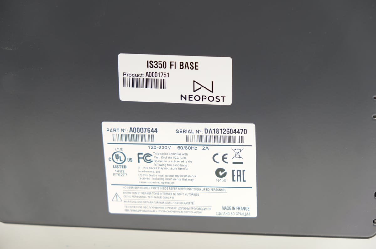 NEOPOST IS-300 Series postimaksukone (X672)