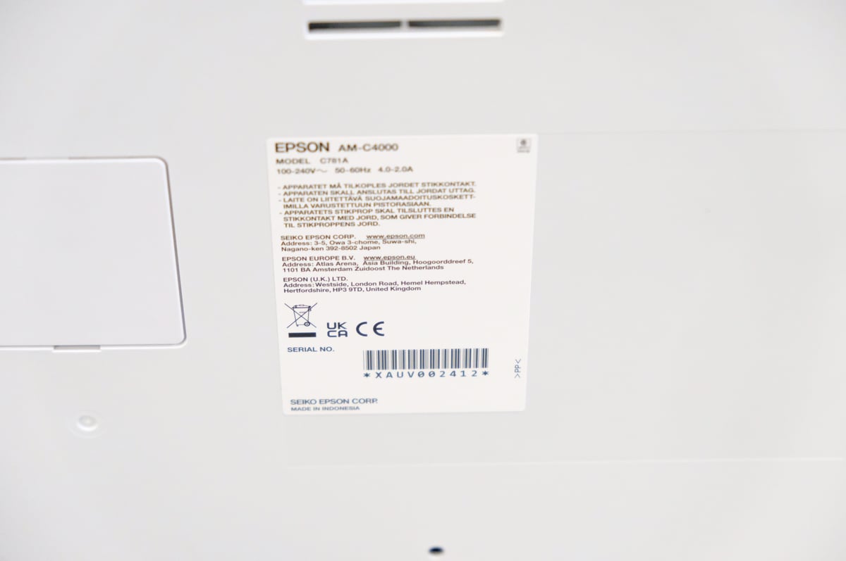 EPSON WorkForce Enterprise AM-C4000 monitoimilaite (X678)
