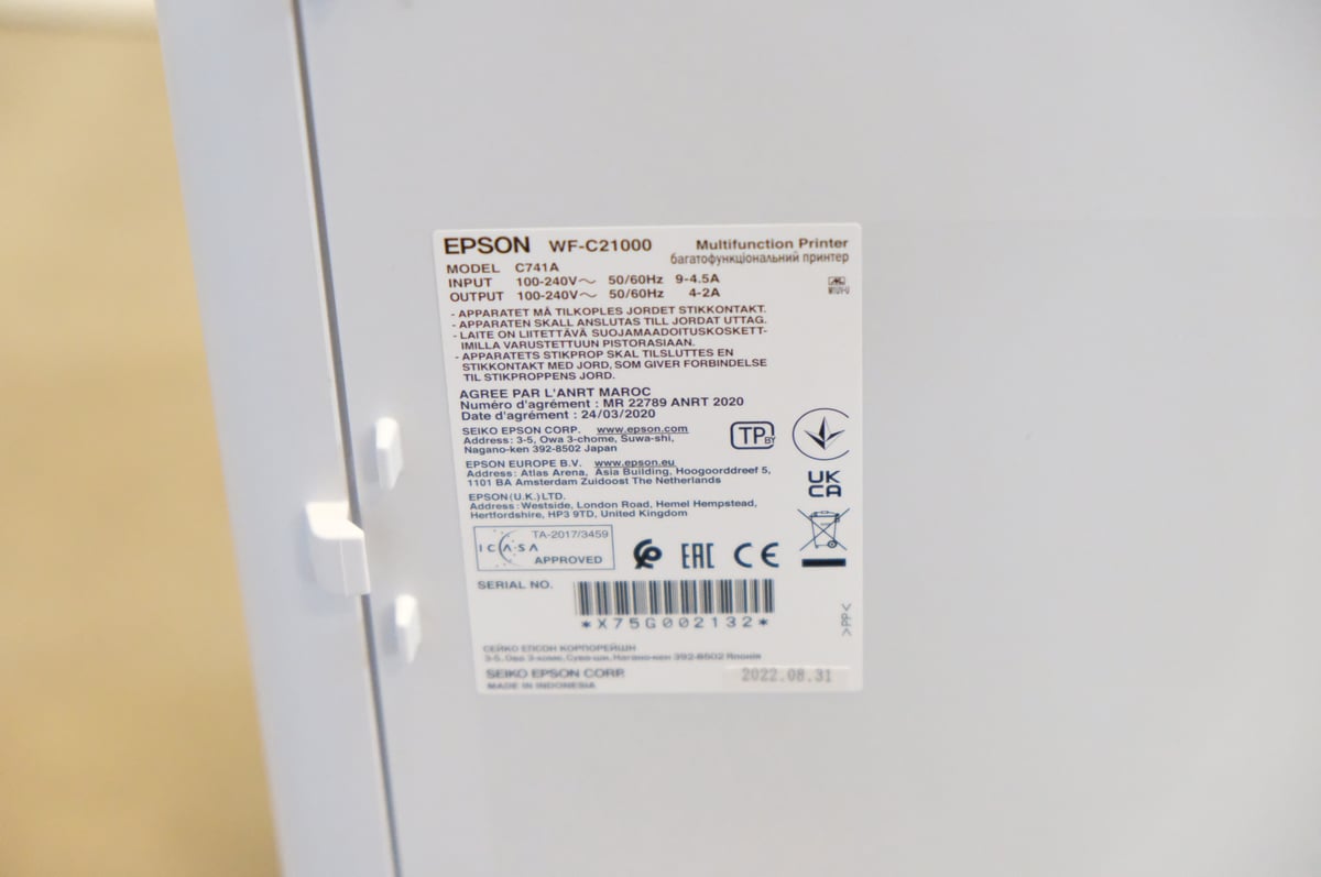 EPSON WorkForce Enterprise WF-C21000 monitoimilaite + lisälaitteet (X679)