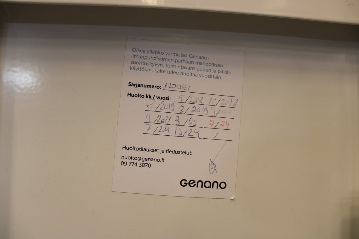 GENANO 120 ilmanpuhdistin (RG300)