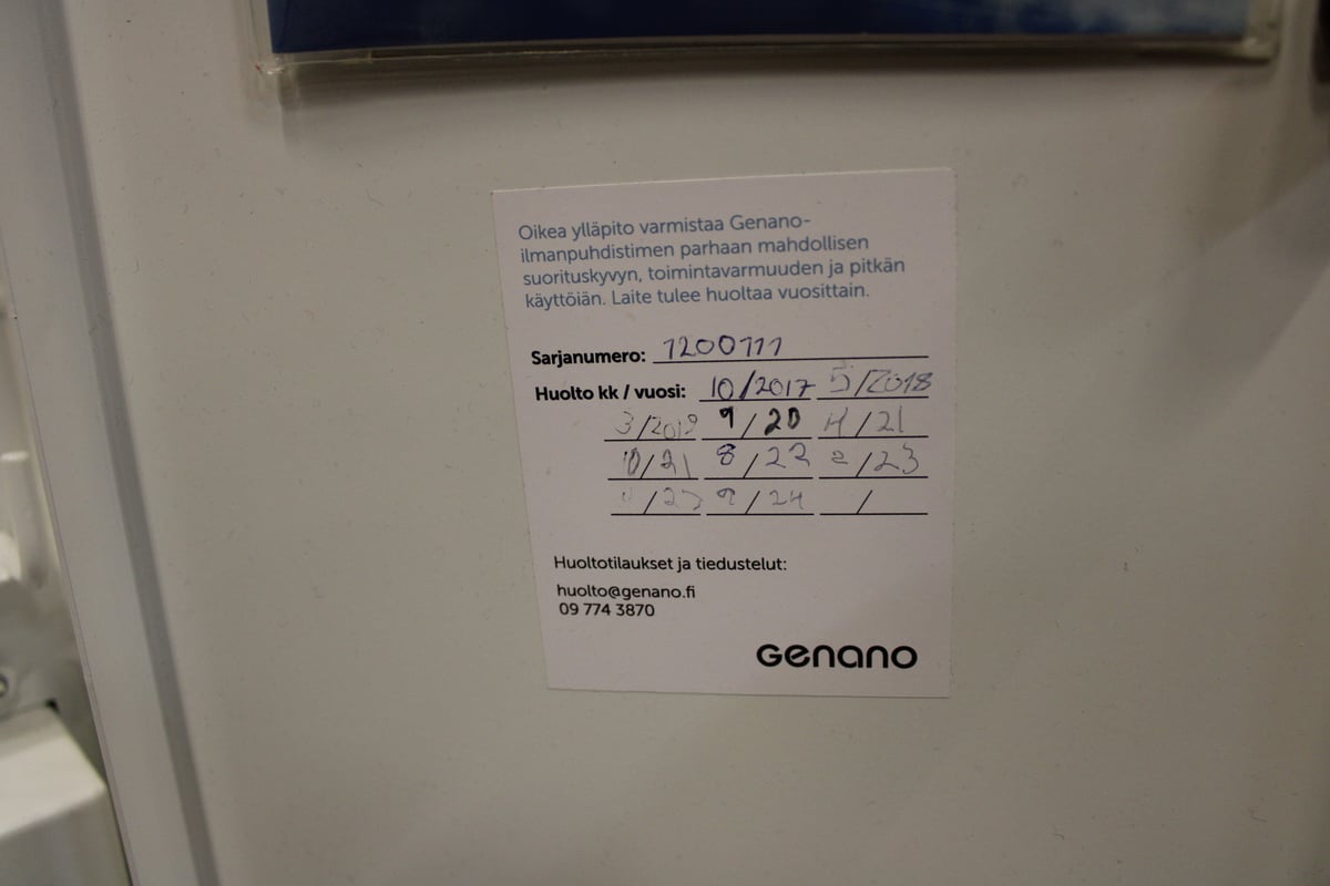 GENANO 120 ilmanpuhdistin (RG303)
