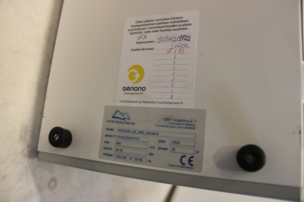 Aspra Aura ilmanpuhdistin / 2 kpl (RG306)