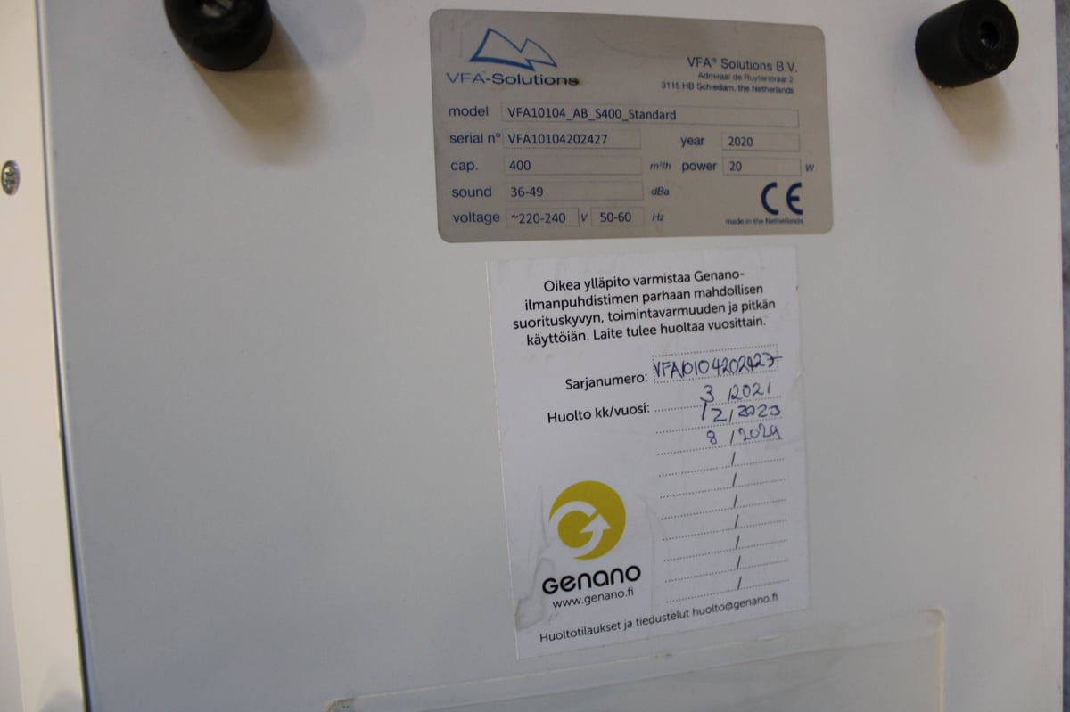 Aspra Aura ilmanpuhdistin / 2 kpl (RG307)