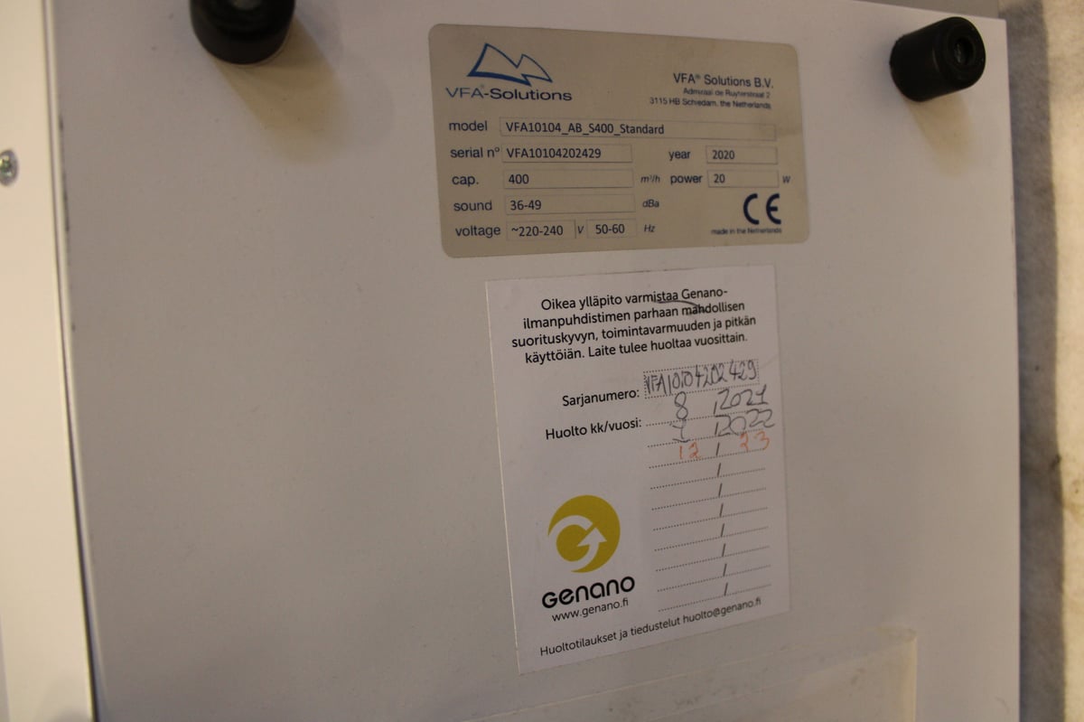 Aspra Aura ilmanpuhdistin / 2 kpl (RG308)