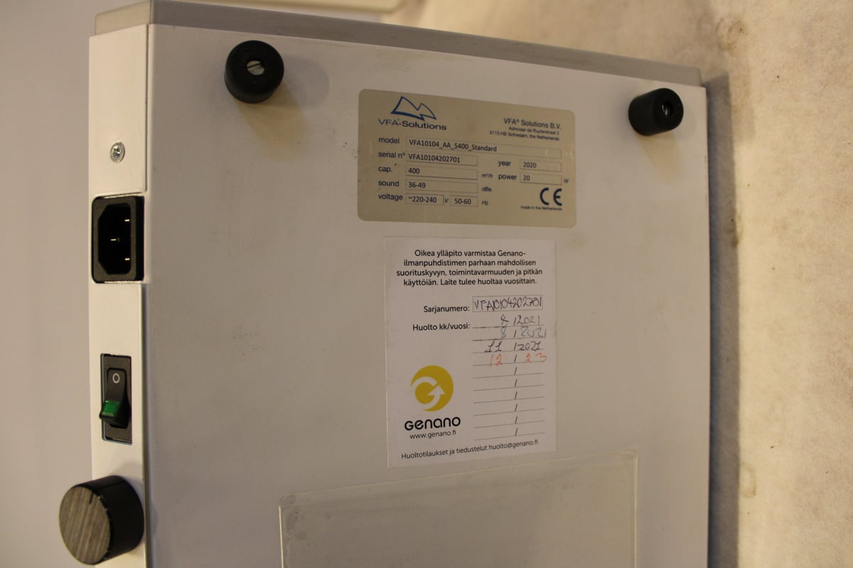 Aspra Aura ilmanpuhdistin / 2 kpl (RG309)
