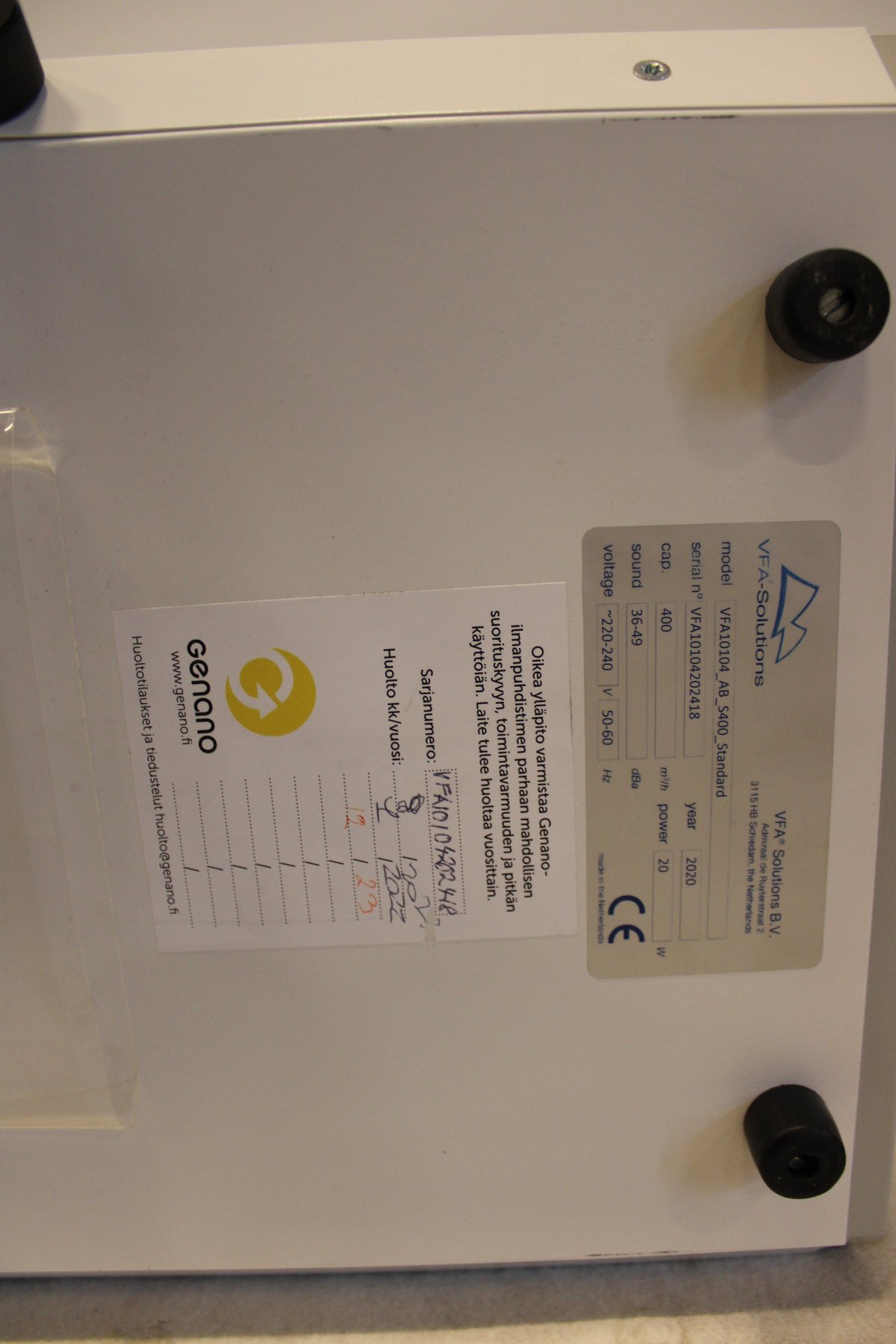 Aspra Aura ilmanpuhdistin / 2 kpl (RG310)