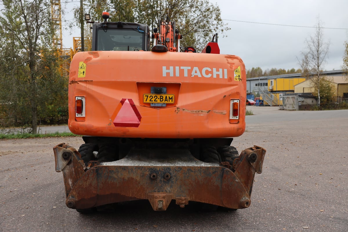 HITACHI ZX140W-3, -09 PYÖRÄALUSTAINEN KAIVINKONE (722-BAM)