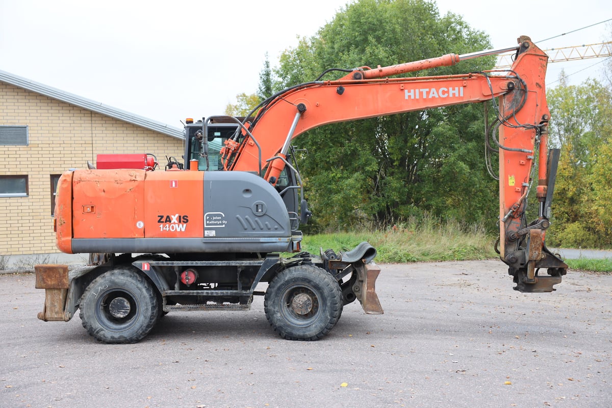 HITACHI ZX140W-3, -09 PYÖRÄALUSTAINEN KAIVINKONE (722-BAM)