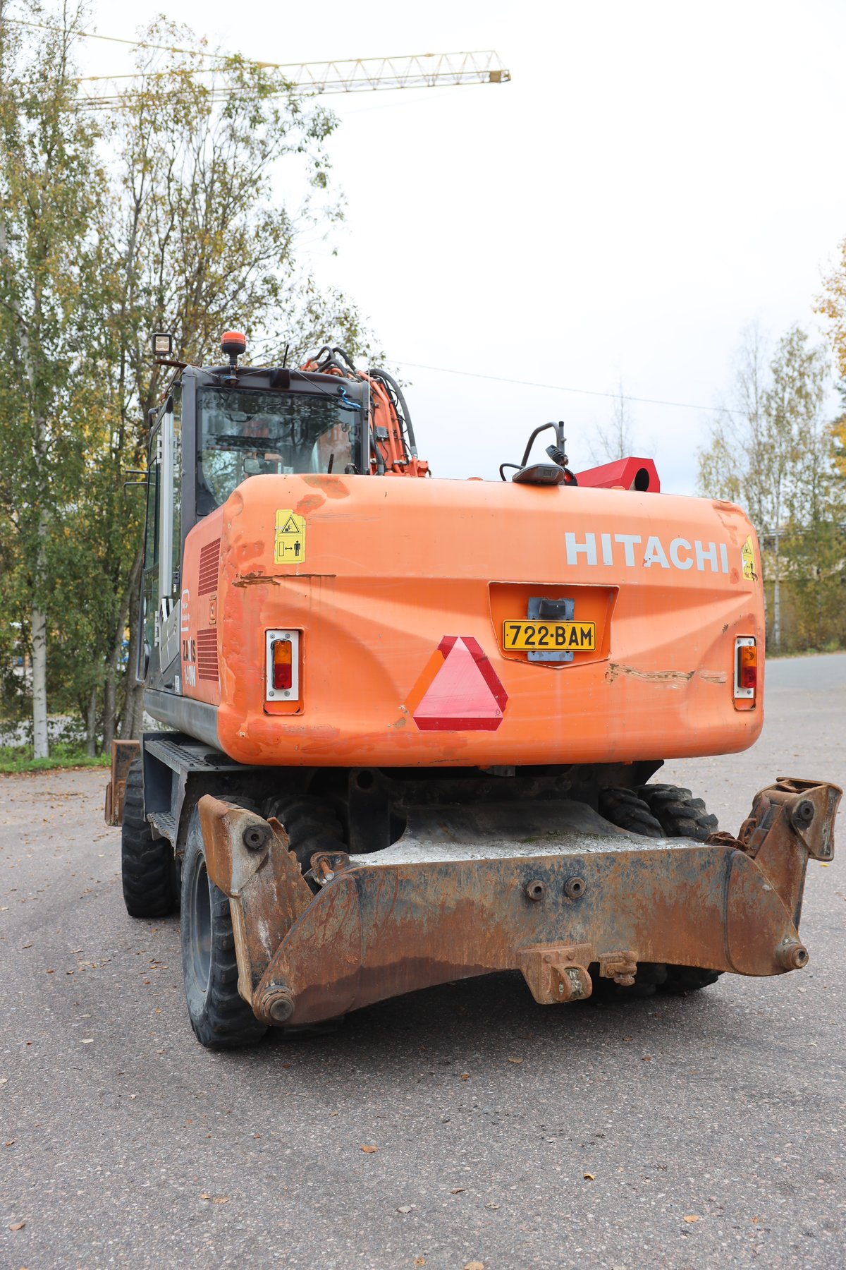 HITACHI ZX140W-3, -09 PYÖRÄALUSTAINEN KAIVINKONE (722-BAM)