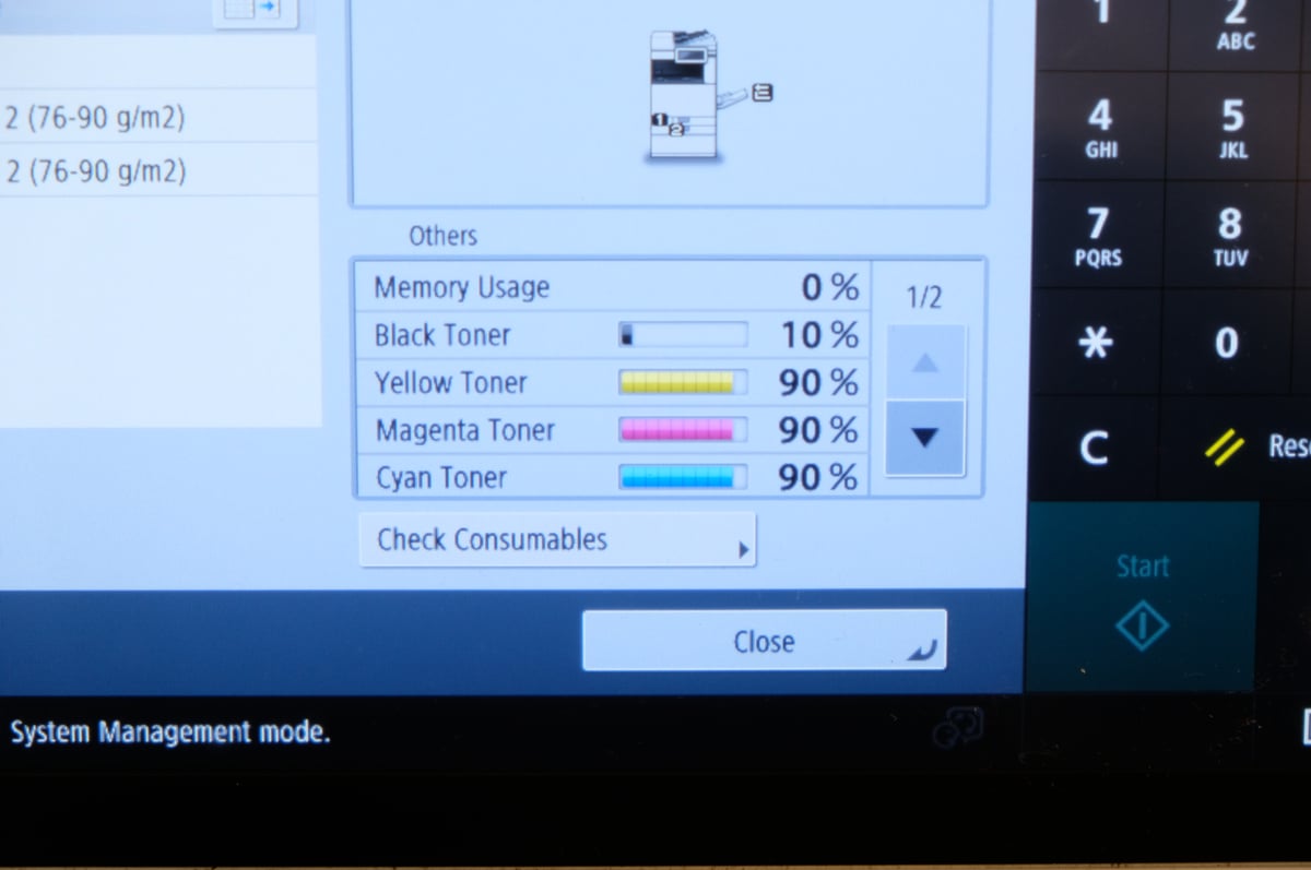 Canon imageRUNNER Advance DX monitoimilaite (X689)