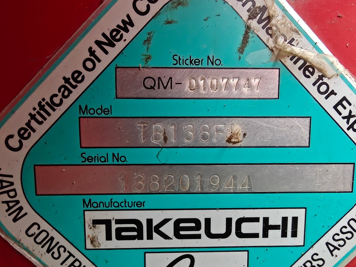 TAKEUCHI TBTB138FR, -19 KAIVINKONE