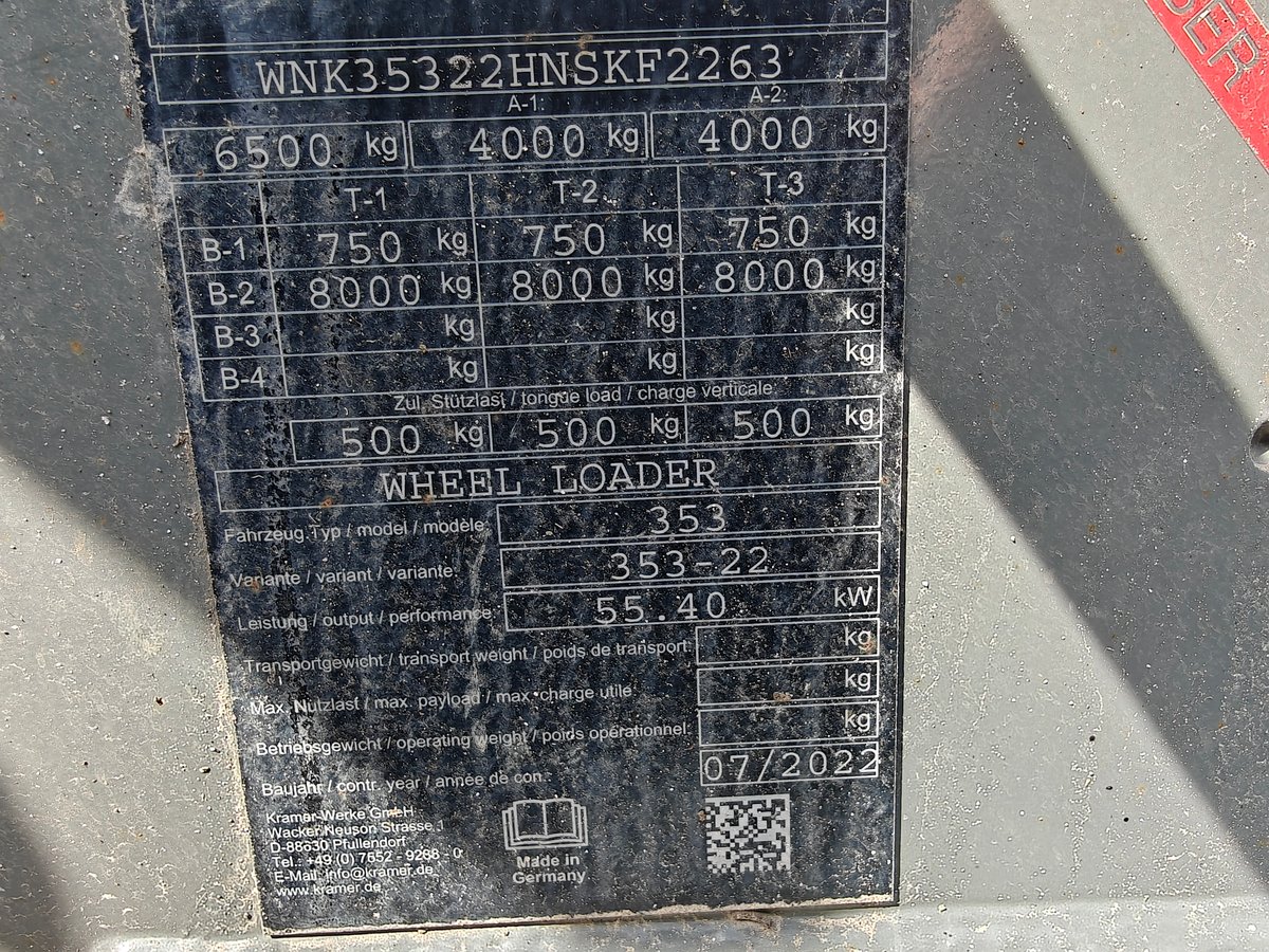 KRAMER ALLRAD 5085, -22 PYÖRÄKUORMAAJA (180-NAP)