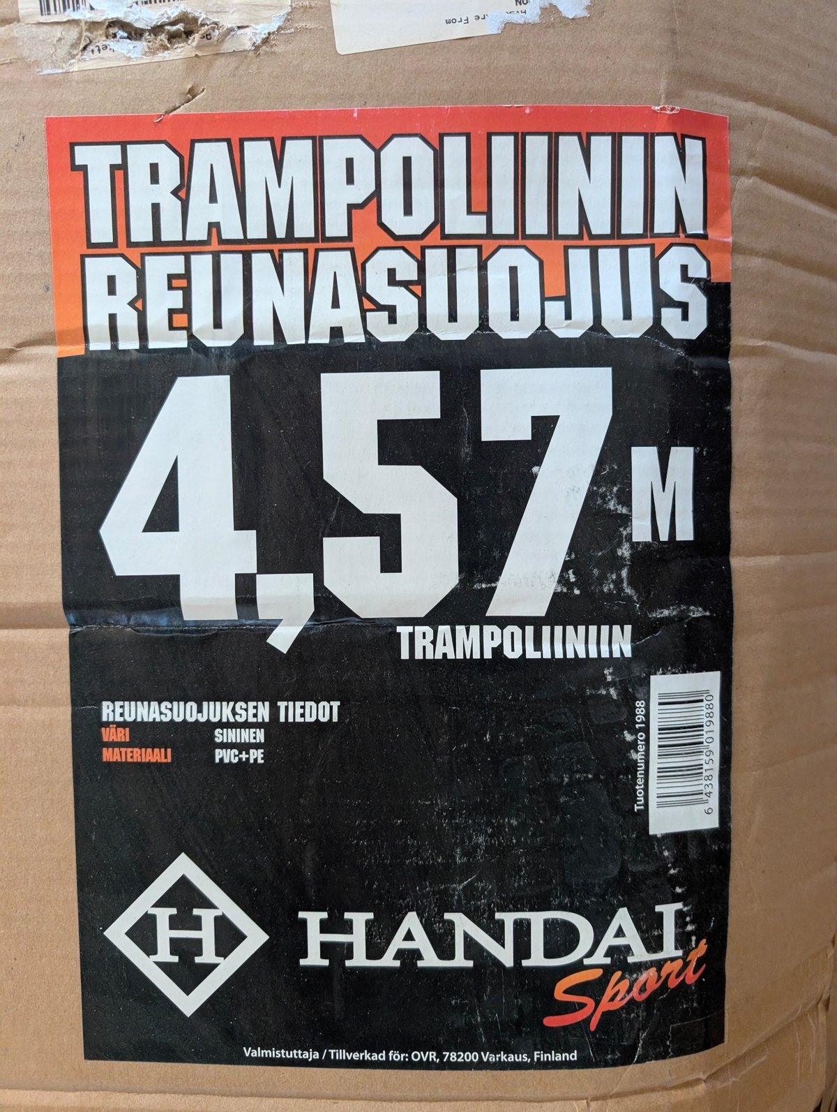 Kohde 139 Erilaisia trampoliinin osia erä