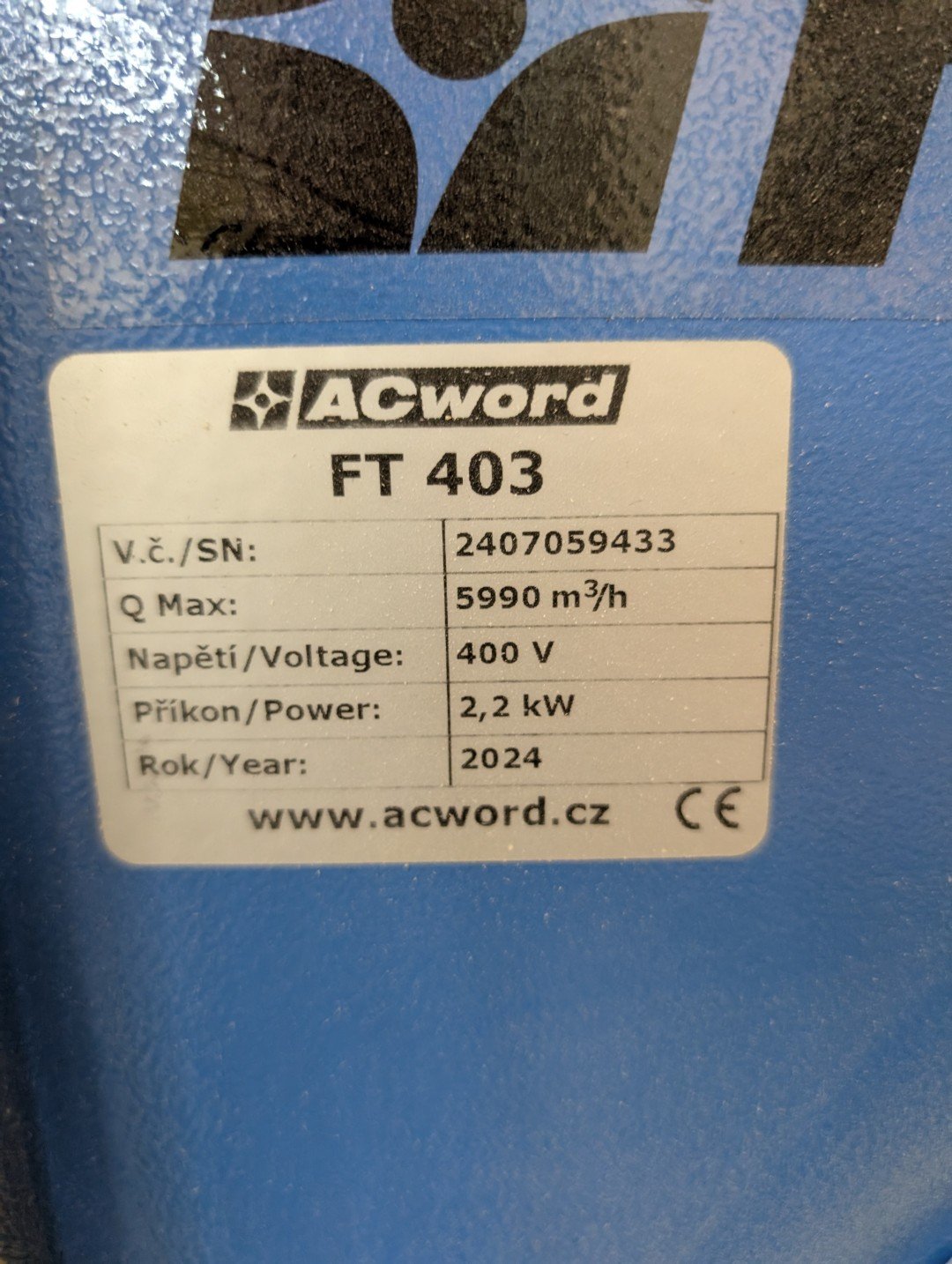 ACword FT 403 puruimuri, Luomoa Oy konkurssipesä