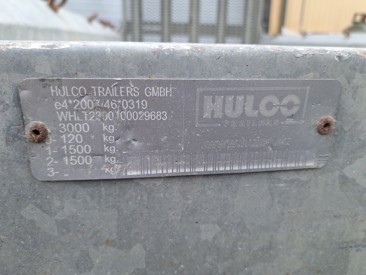 DNP-935 Perävaunu Hulco TERRAX-2, Someron Konevuokraamo Oy konkurssipesä