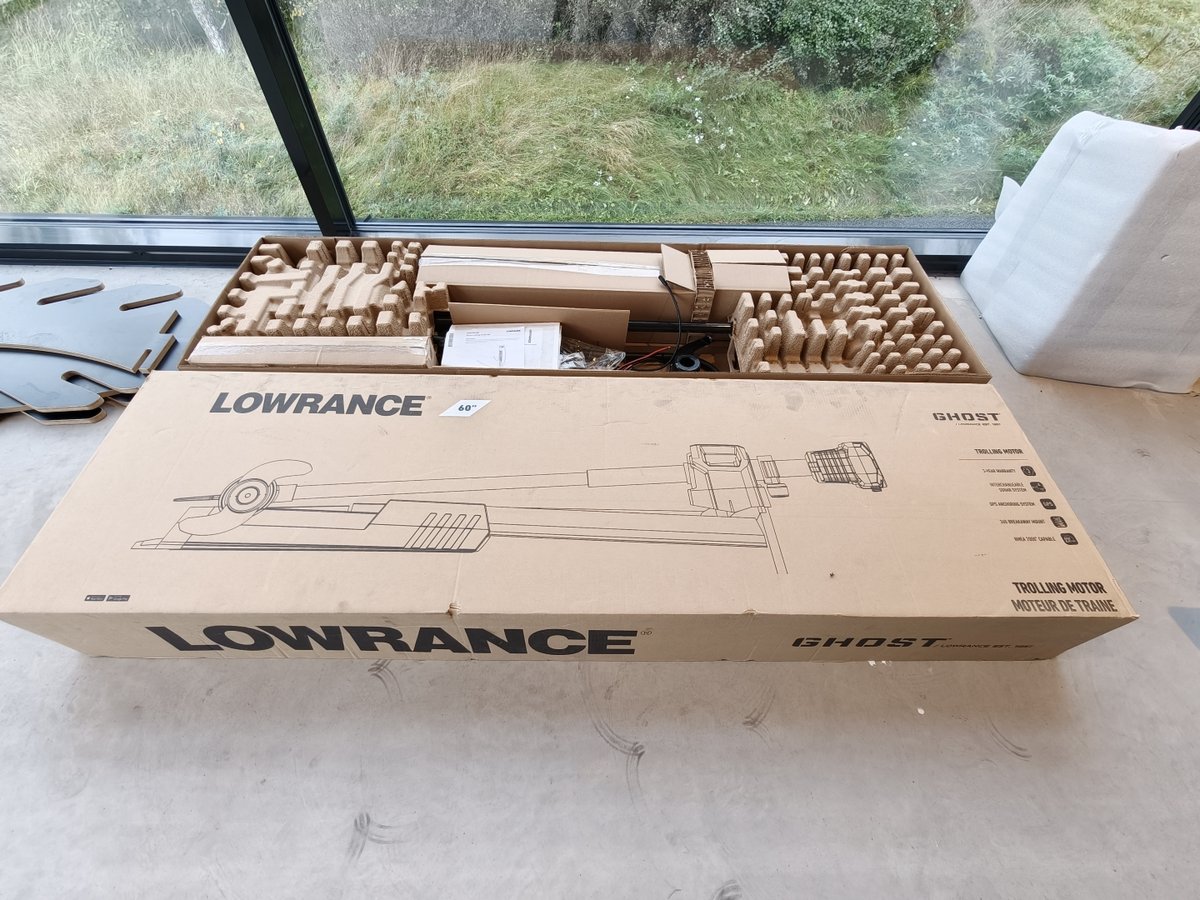 Lowrance Ghost sähkökeulamoottori, Boat Store Finland Oy konkurssipesä