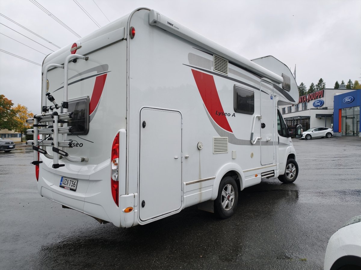 Burstner Lyseo Time A 660 Fiat 2,3 JTD 130 Multijet Alkovi UZX-736, Pro Perro Oy konkurssipesä