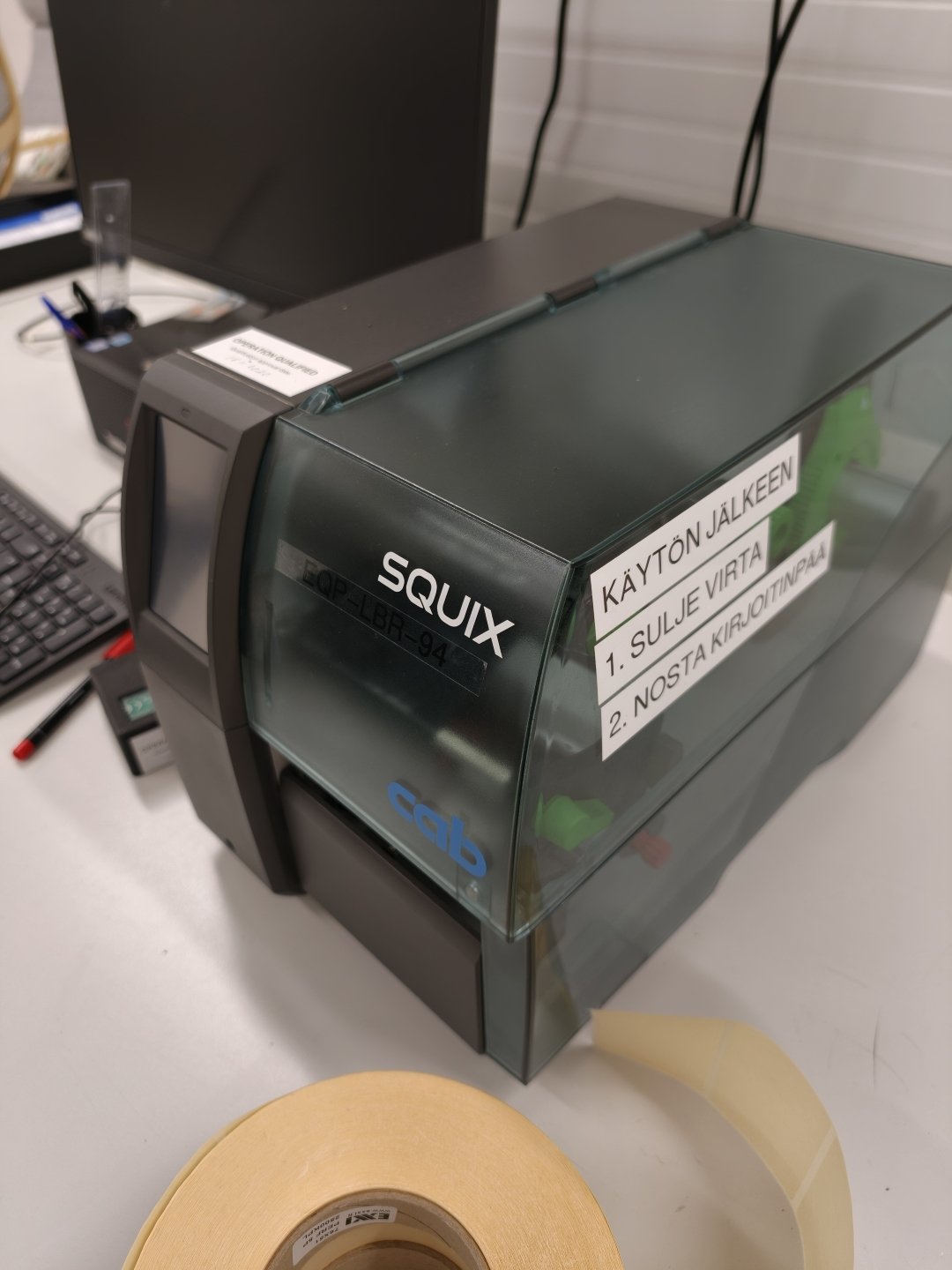 Squix viivakooditulostin, LabMaster Oy konkurssipesä