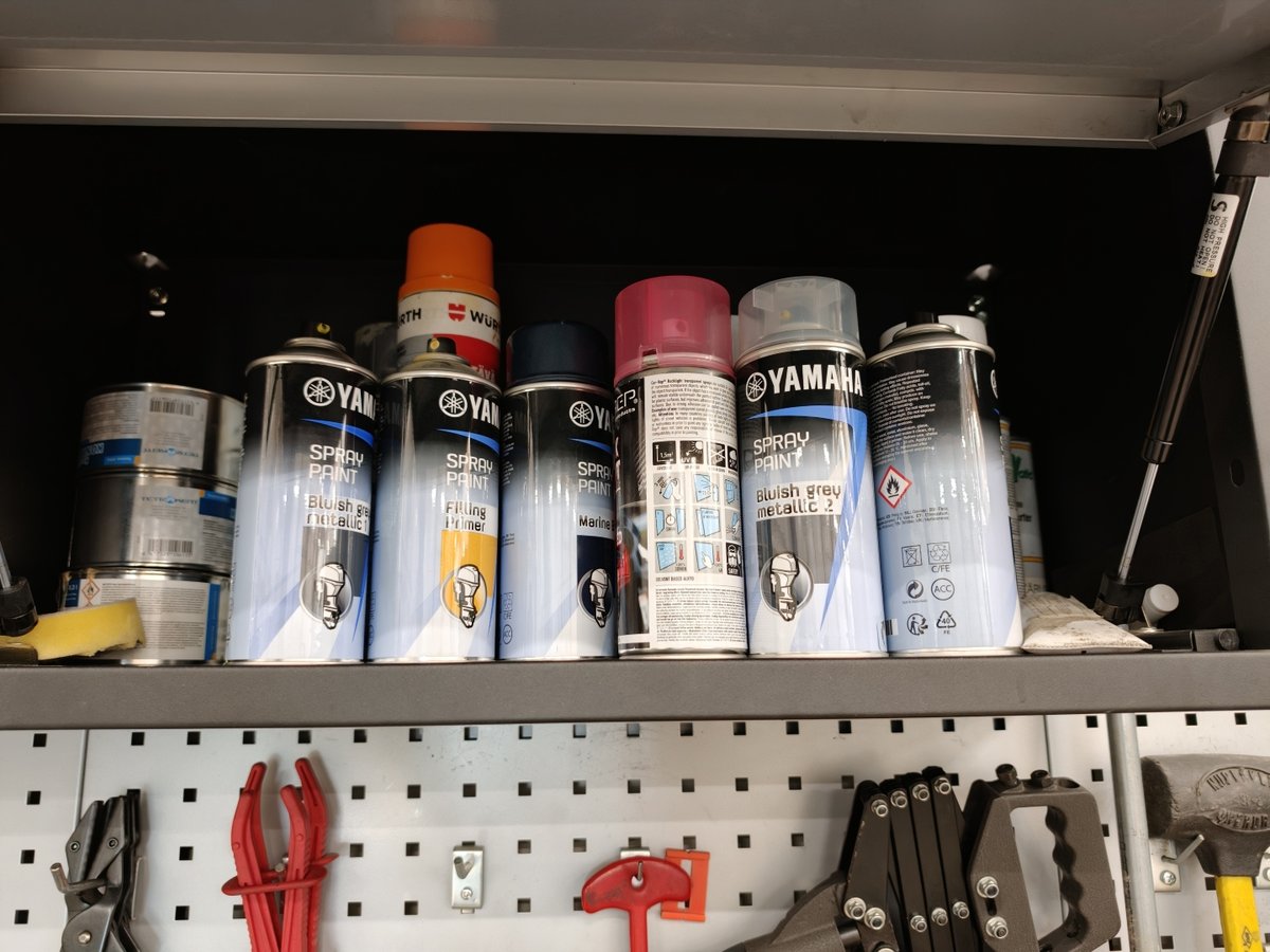 Boxo työkalukaluste työkaluineen, Boat Store Finland Oy konkurssipesä