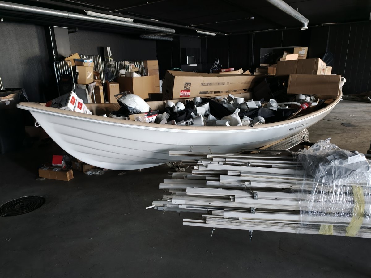 Soutu Palta 495 soutuvene, Boat Store Finland Oy konkurssipesä