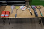 Tennisverkko, maila 3 kpl ja säkkihanskat (UO141)