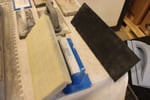 Lapioita, kottikärry, A-pukki, laastikampoja, lastoja, lämmitin yms… (KE4)
