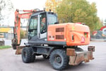 HITACHI ZX140W-3, -09 PYÖRÄALUSTAINEN KAIVINKONE (722-BAM)
