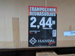 Kohde 139 Erilaisia trampoliinin osia erä