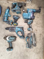 7 kpl Makita 18V akkukonerunkoja, Valicon Oy konkurssipesä