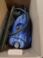 Bosch piikkauskone, ketjutaljoja, työmaakeskukset, letkukela, Nilfisk höyrypuhdistin, Savon Purkutyö Oy konkurssipesä