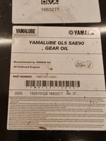 200l tynnyri Yamaha GL5 SAE90 voimansiirtoöljyä, Boat Store Finland Oy konkurssipesä