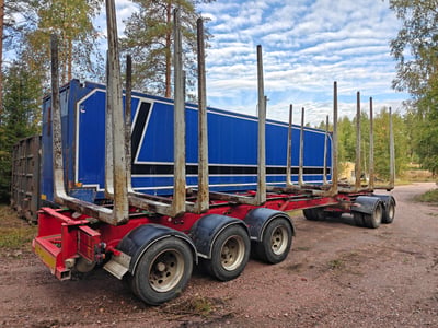 BRIAB puutavaraperävaunu, -97 (PSF-780)