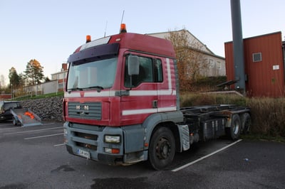 MAN TGA 26.463 12.8, -04 (ZJK-489) varaosiksi/korjattavaksi